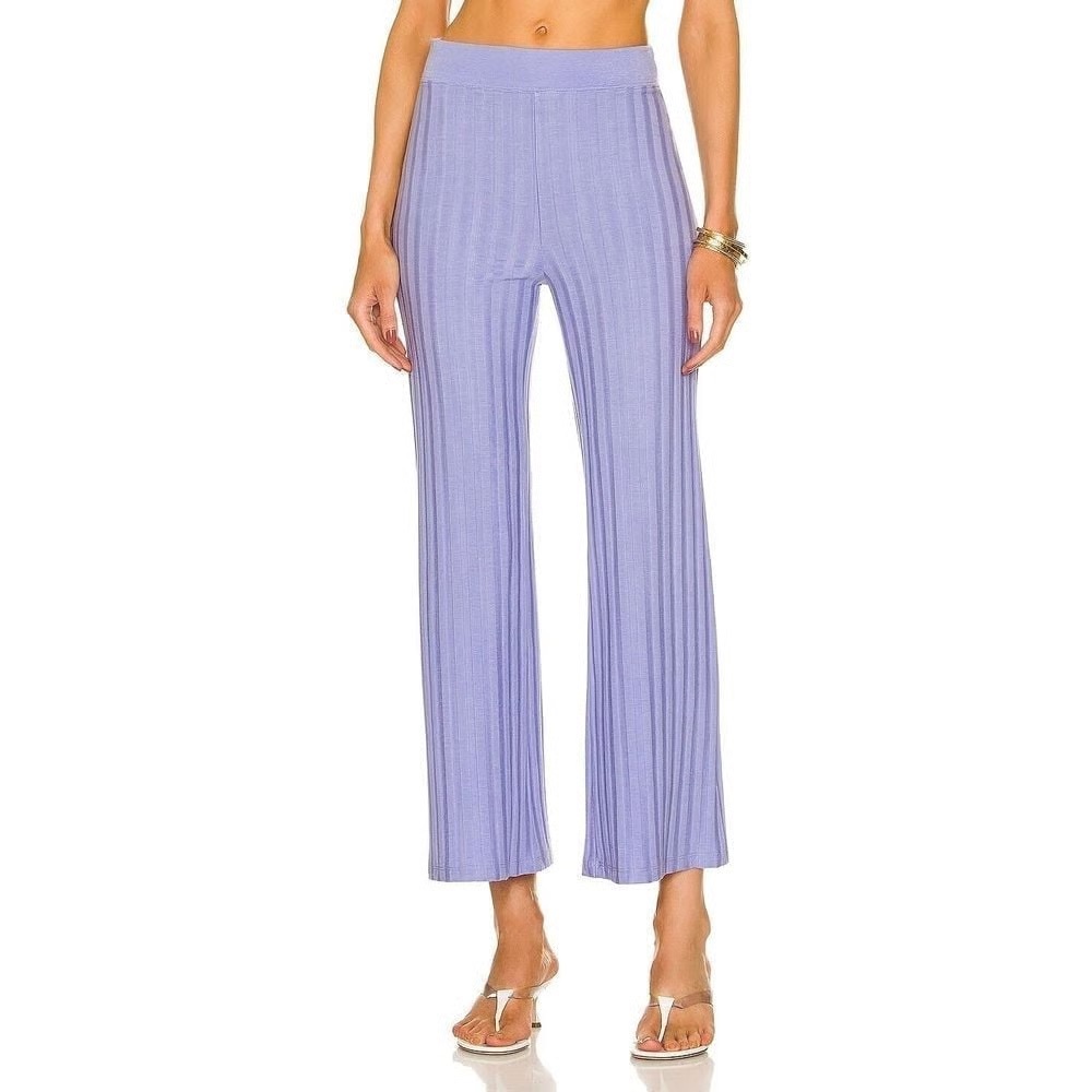 JONATHAN SIMKHAI STANDARD Celia Wide Leg Pant lavender size medium NWT